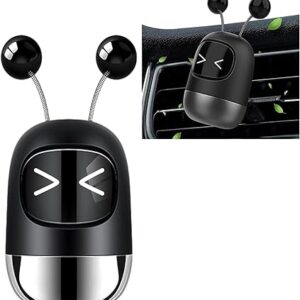 Cute Robot AC Vent Clips Fragrance | Car Air Freshener aroma diffuser perfume for Cars Offices, Homes, etc – (1 Pc)