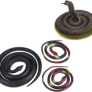 Realistic Rubber Snakes Long Fake Snake,Pranks Toy Snakes