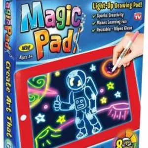 Magic Pad Create Art That GLOWS Light Up LED Board Draw For Sketch / Create / Doodle / Write / Learning Tablet