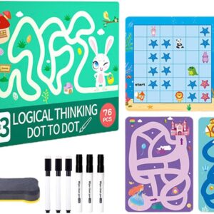 Kids Magical Education Learning Book | Pre School Toddler Copybook | Learning Activities For Kids Children Magical Tracing Workbook (76 pages stage 03 )