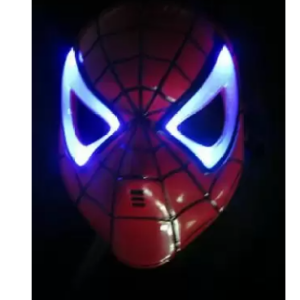 LED Glowing Superhero Light Spider Man Mask Children’s Cartoon Mask Spider-man Toy Glow Lamp Spider man For Kids child