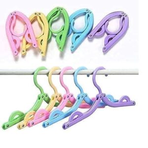 1 Pc foldable traveling hanger (random color)