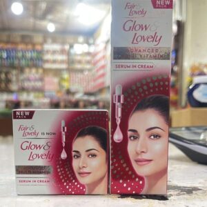 Fair & Lovely Is Now Glow & Lovely Advanced Multi Vitamin Serum In Cream Tube & Jar – Pack of 2