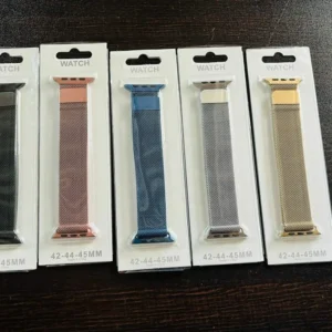 Stainless Steel Milanese Magnetic Mesh Loop Smart Watch Band Strap Metal Watchband – (Random Color & Design)