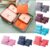 6pcs/Set Waterproof Travel Storage Bag | Portable Luggage Clothes Organizer | Cosmetic Pouch Packing Cubes Set (Random color)