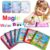 Magic Water Book Painting Drawing Coloring Board Book Doodle & Magic Water Pen(random book )